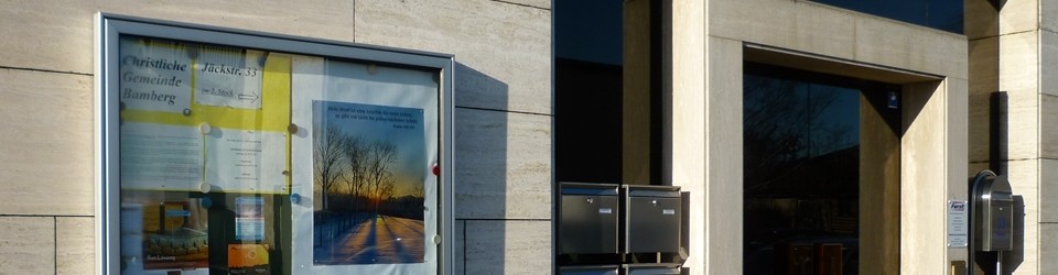 Eingang zu unseren Räumlichkeiten